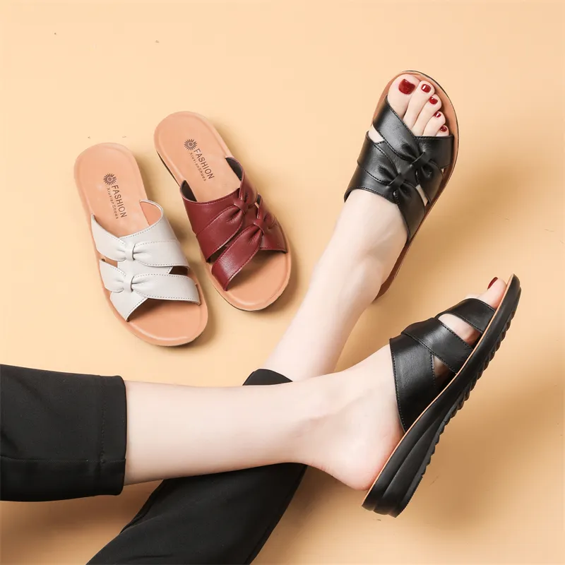 EGCHI Rubber Sole Slide Slippers Women's-3