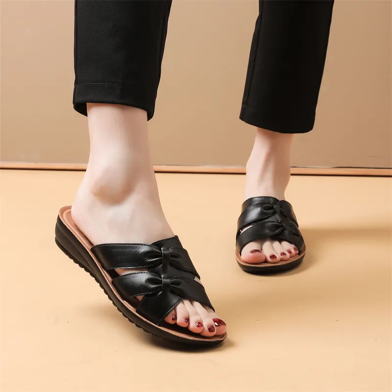 EGCHI Rubber Sole Slide Slippers Women's-2