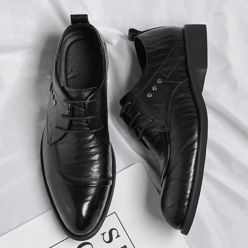 Captain illy Dress Shoes Men Low Top-7