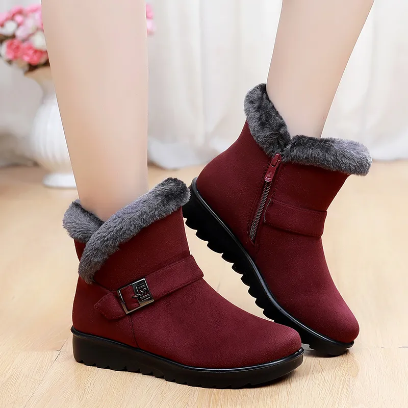 EGCHI Snow Boots Women's Black-17