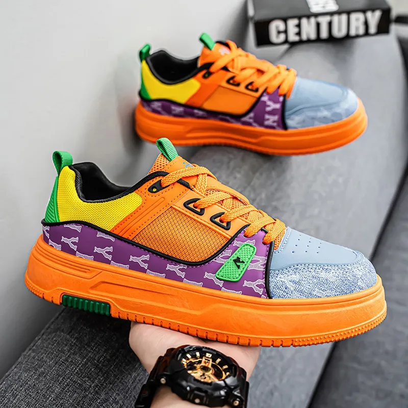EGCHI Low Top Skateboard Shoes Men's-2