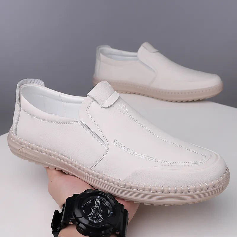 EGCHI Dress Shoes Men Low Top Black-13