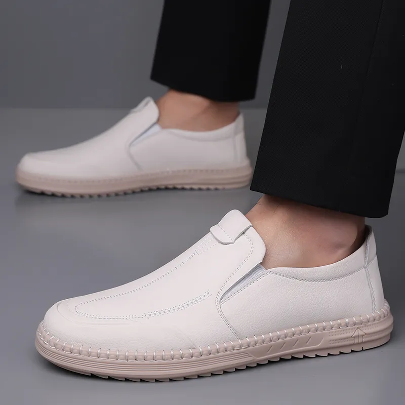 EGCHI Dress Shoes Men Low Top Black-15