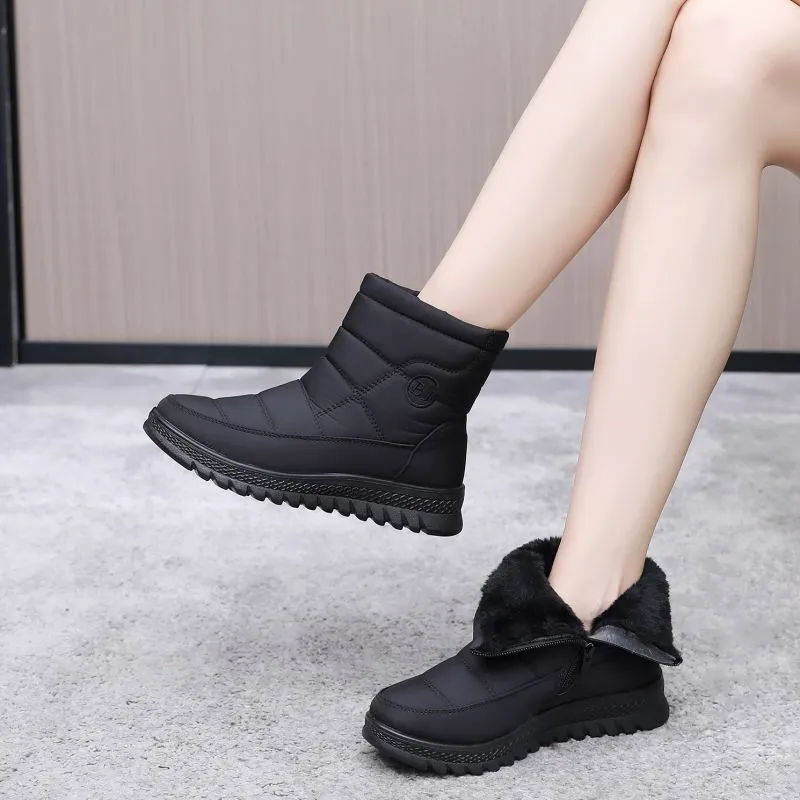 EGCHI Warm Short Snow Boots Women's-13