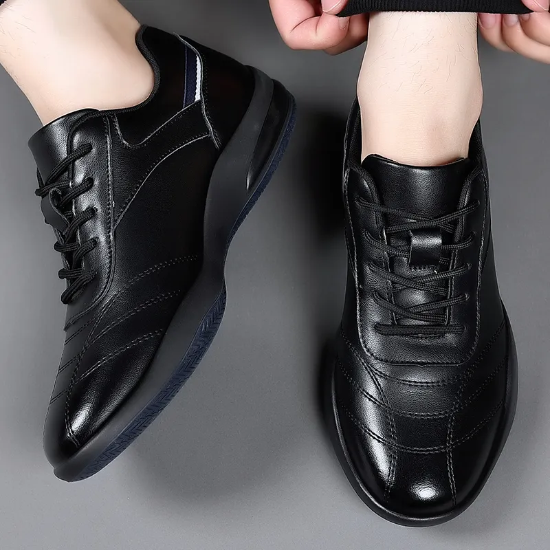 EGCHI Anti Slip Wear Resistant Low Top Casual Shoes Men's-5