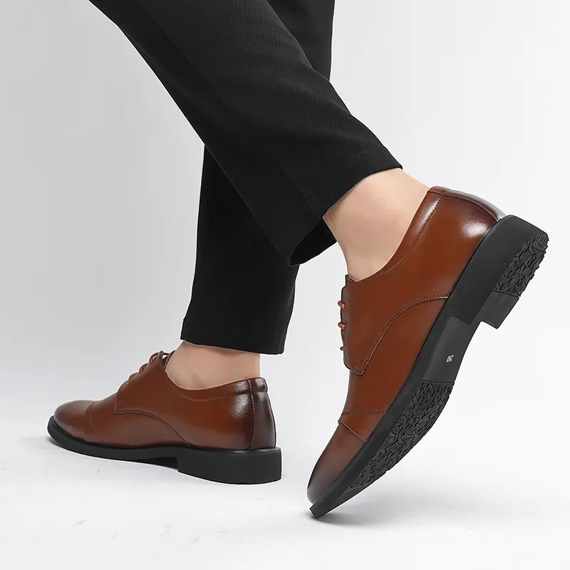 EGCHI Dress Shoes Men Low Top-8