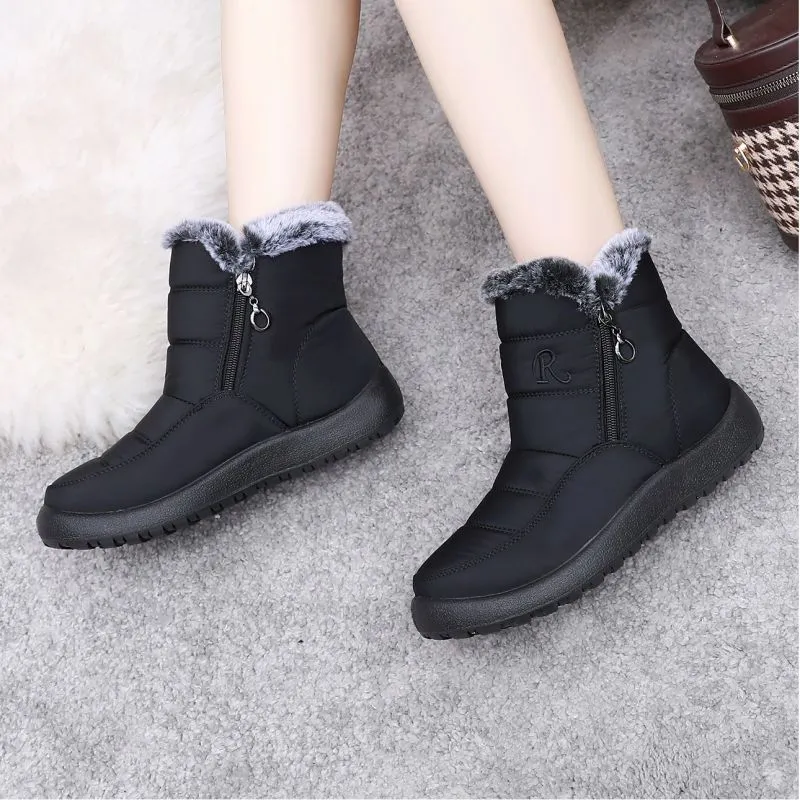 Captain Illy Warm And Wear-Resistant Short Snow Boots Unisex-5
