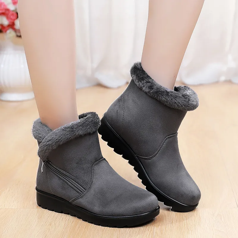 EGCHI Warm Short Snow Boots Unisex-12
