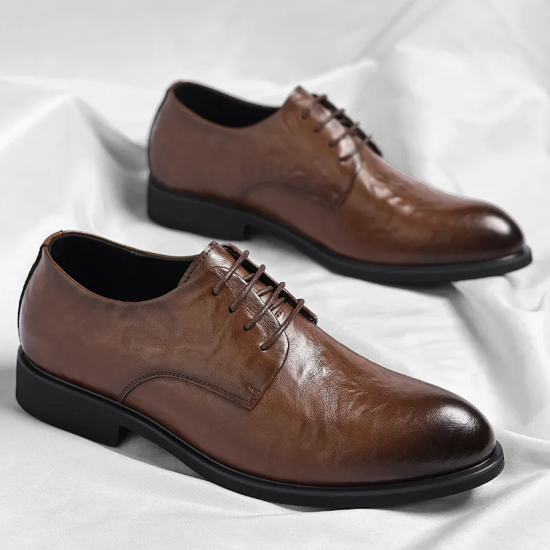 EGCHI Dress Shoes Men Low Top-12