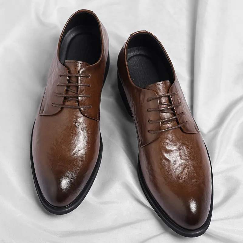 EGCHI Dress Shoes Men Low Top-11