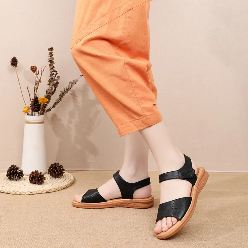 Captain Illy Strap Sandals Women's Black-5
