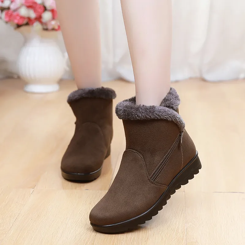EGCHI Warm Short Snow Boots Unisex-17