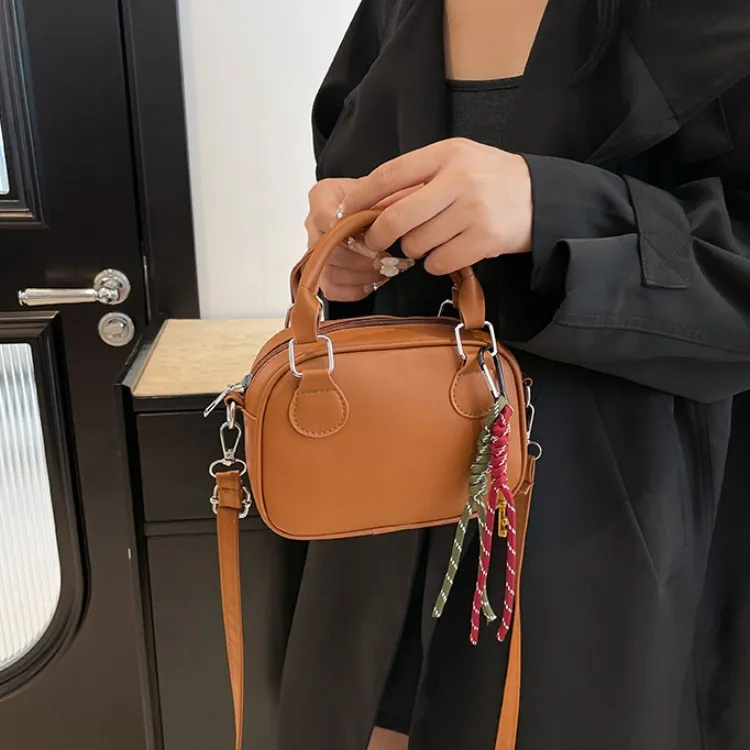 LETOO PU Maillard Style Minimalist Crossbody Bag Regular Women's Multicolor-11