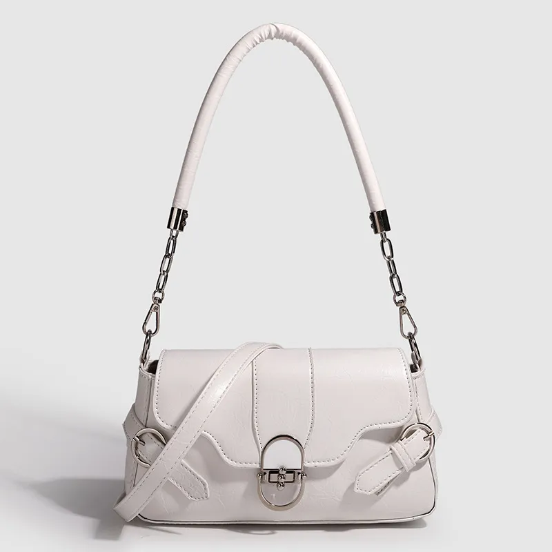LETOO PU Shoulder Bag Regular Women's Black/White/Pink-4