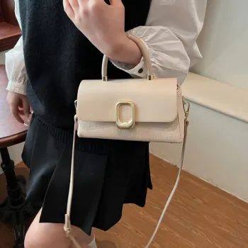 LETOO PU Handbag Shoulder Bag Crossbody Bag Women's Khaki/Black/White/Blue