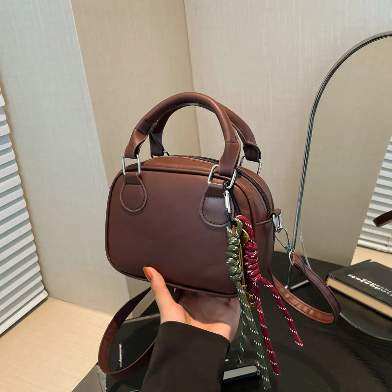 LETOO PU Maillard Style Minimalist Crossbody Bag Regular Women's Multicolor-4