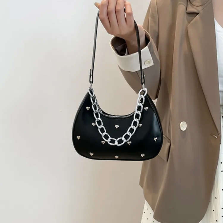 LETOO PU Shoulder Bag Women's Black/Pink/Brown/Red-0