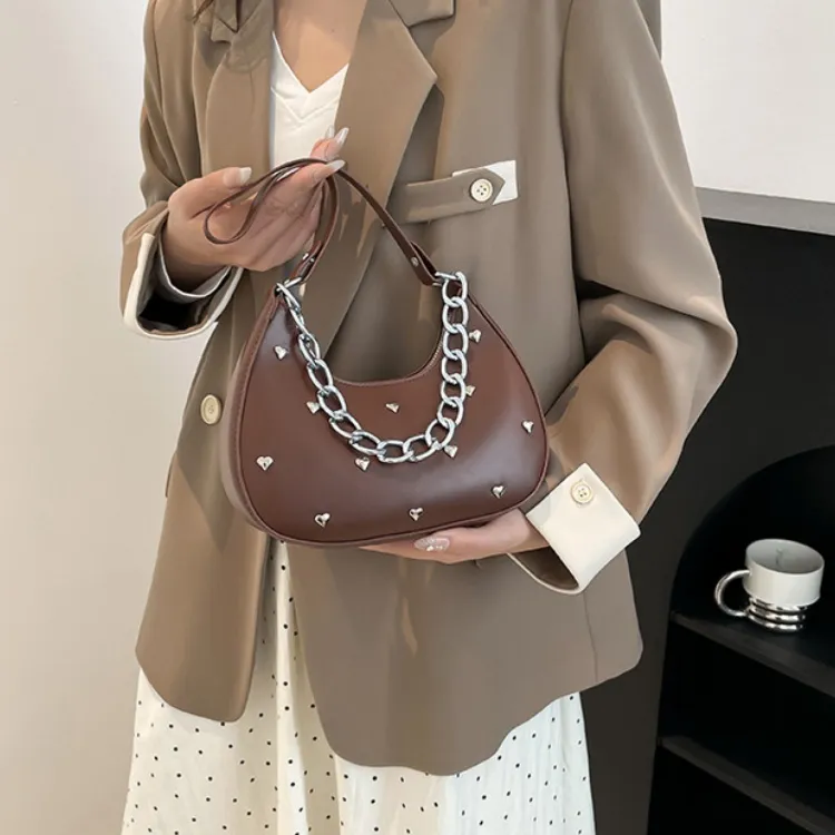 LETOO PU Shoulder Bag Women's Black/Pink/Brown/Red-15