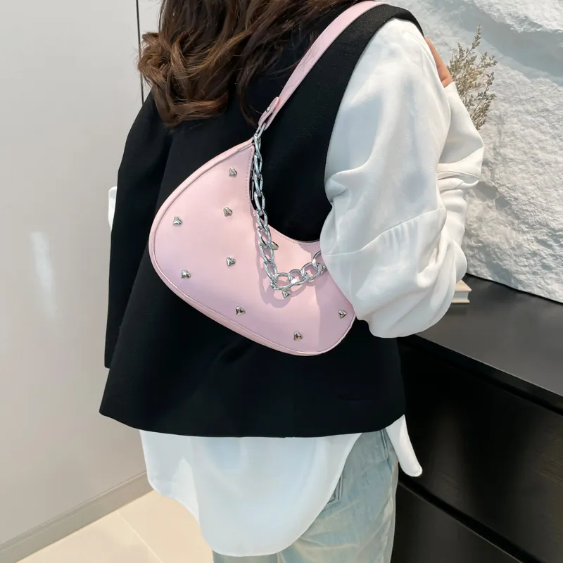 LETOO PU Shoulder Bag Women's Black/Pink/Brown/Red-10