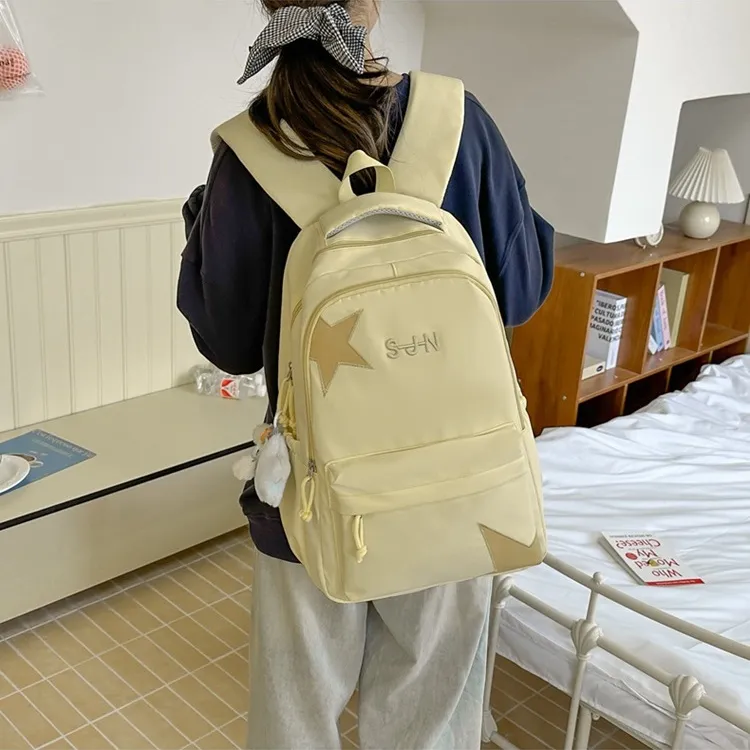 LETOO Nylon Backpack Unisex Multicolor-7