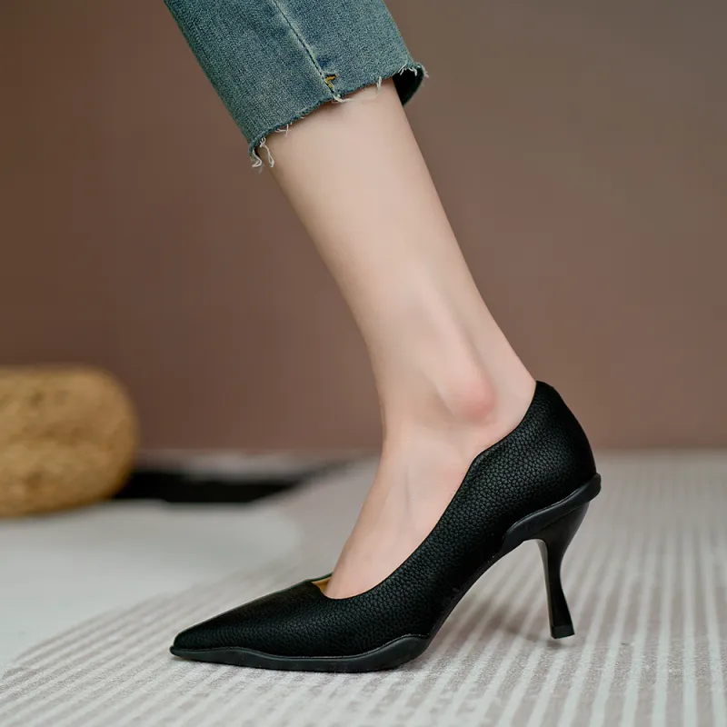 Guci Tianlun GuQiheAven Slim Heel High Heels 7cm Women's-7
