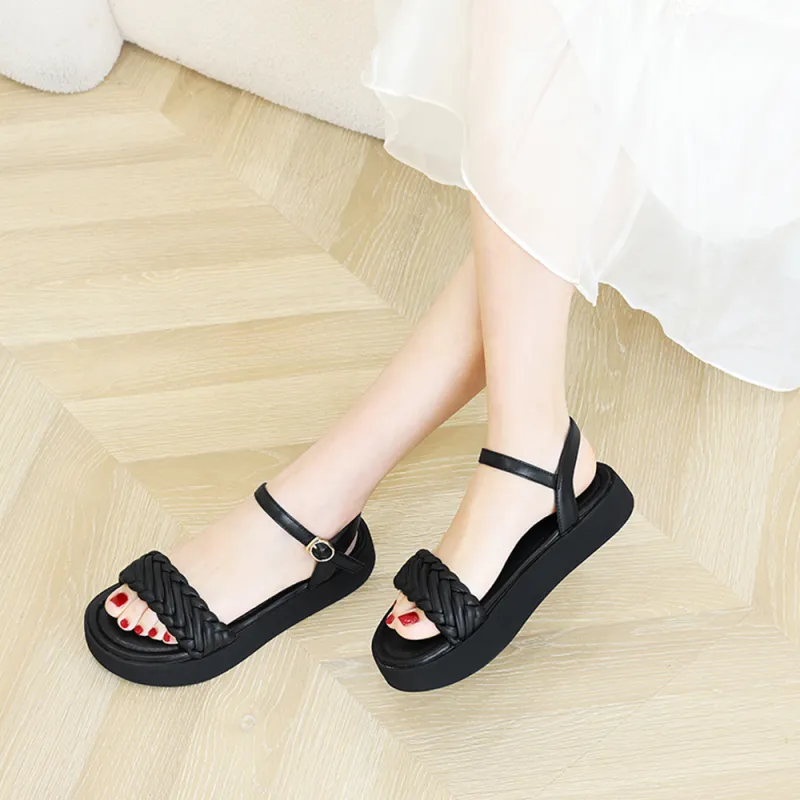 Guci Tianlun GuQiheAven One Strap Sandals 3cm Women's-7