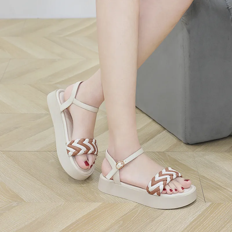 Guci Tianlun GuQiheAven One Strap Sandals 3cm Women's-19