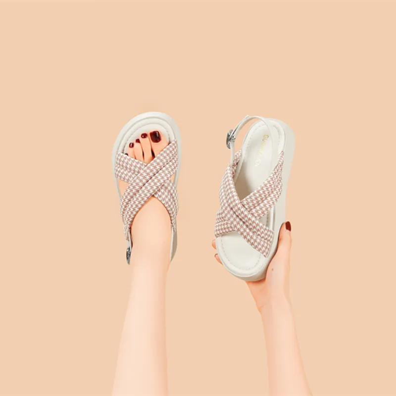 Guci Tianlun GuQiheAven One Strap Sandals 3cm Women's-8