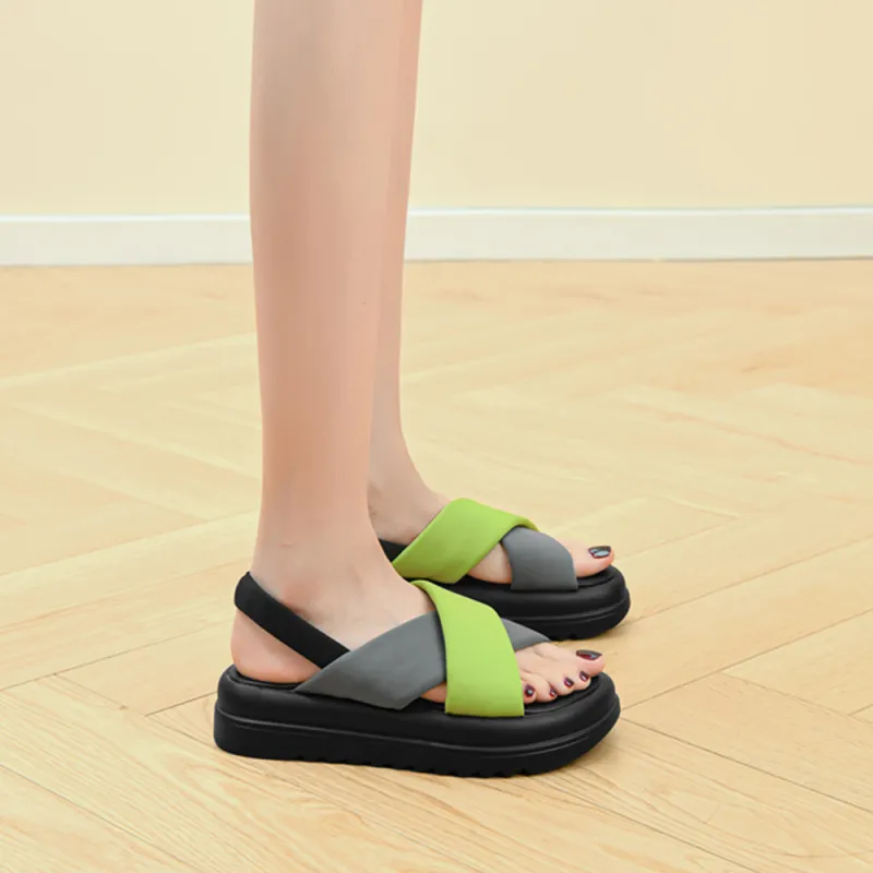 Guci Tianlun GuQiheAven One Strap Sandals 4.5cm Women's-18