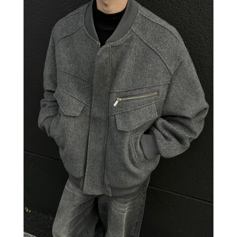 RKVC Puffer Jacket Unisex Light Gray-4