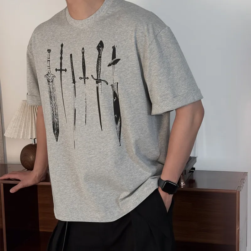 RKVC T-Shirts Unisex Light Gray-3