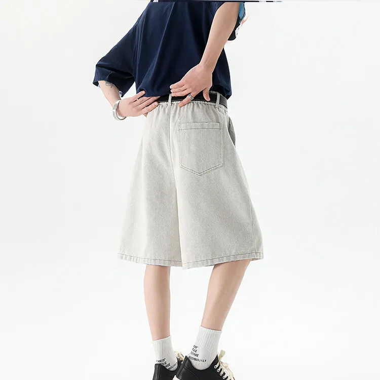 RKVC Casual Shorts Unisex Light Gray-1