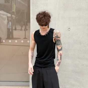 RKVC Tank Tops Men Black