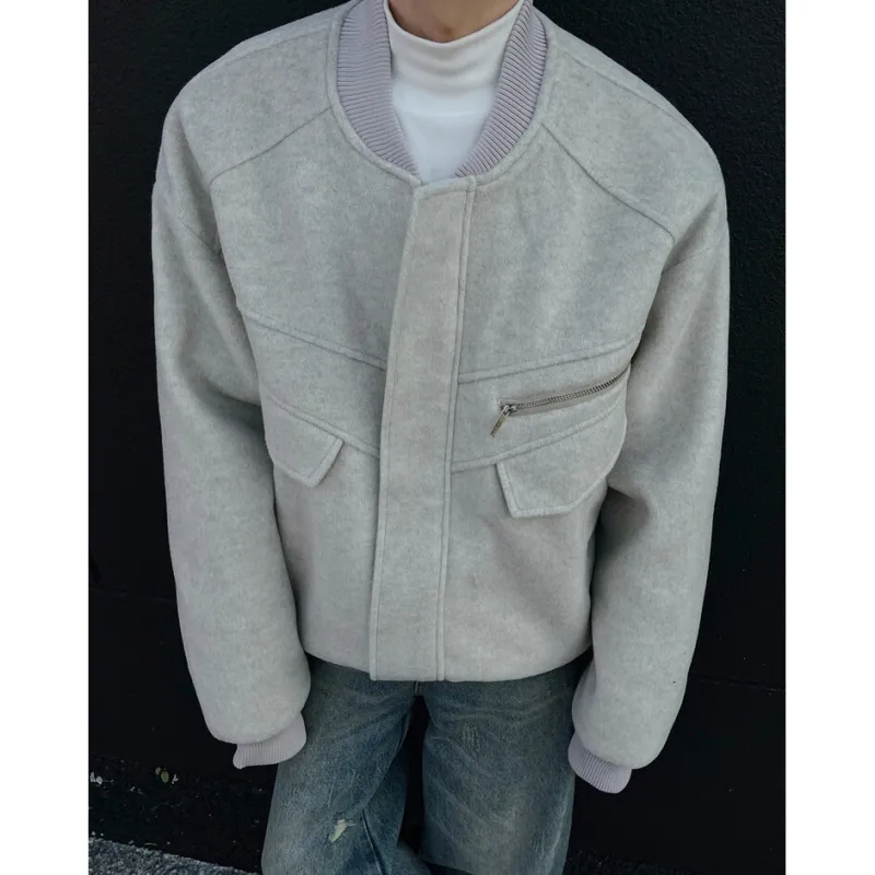 RKVC Puffer Jacket Unisex Light Gray-1