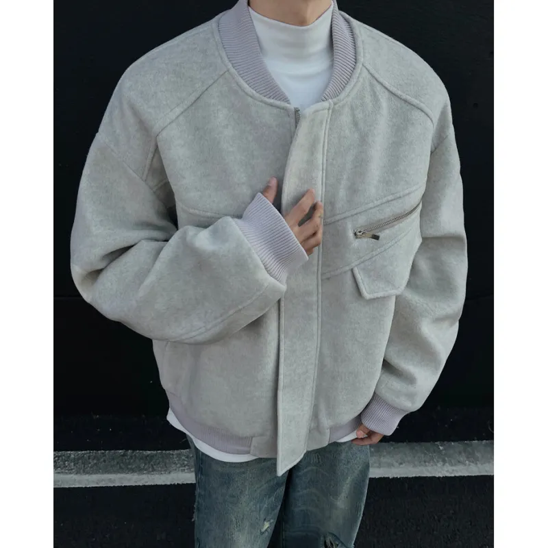RKVC Puffer Jacket Unisex Light Gray-2