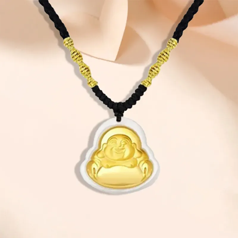 Zhongzhao Jewelry Chalcedony Jade Necklaces Unisex-1