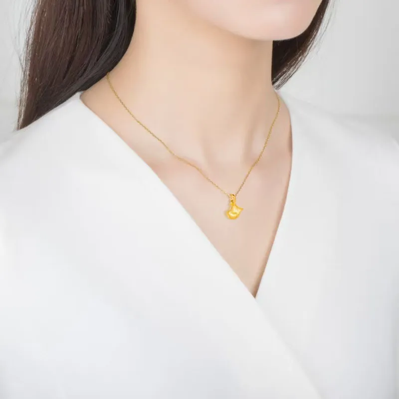 Zhongzhao Jewelry 999 Necklaces Unisex-4