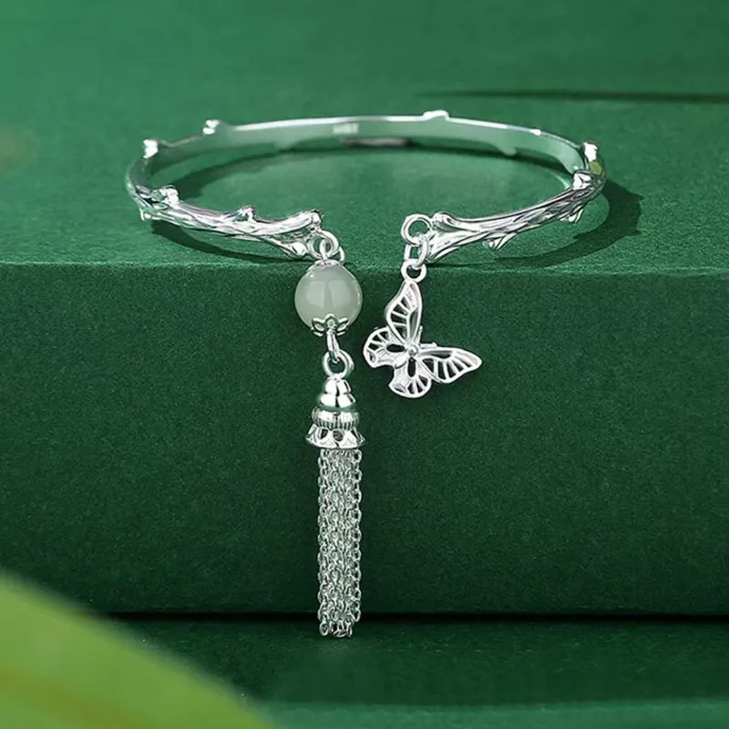 Zhongzhao Jewelry 999 Fine Silver Sterling Silver Bracelets Unisex-1