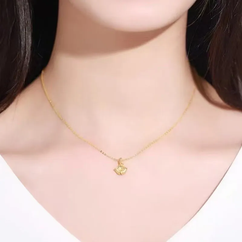 Zhongzhao Jewelry 999 Necklaces Unisex-5