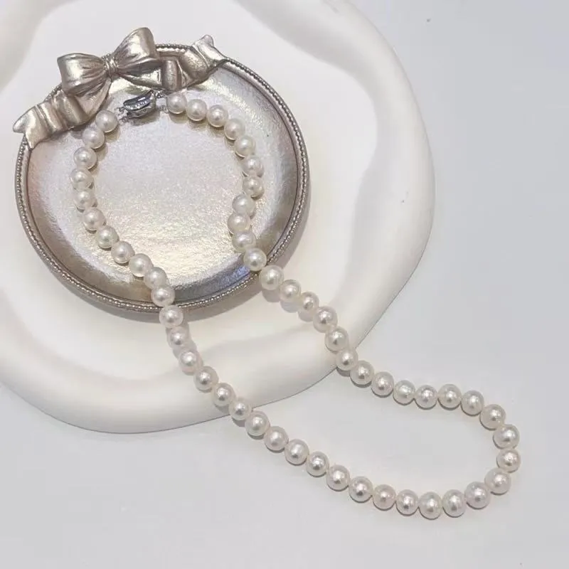 Zhongzhao Jewelry Pearl Necklaces Unisex-2
