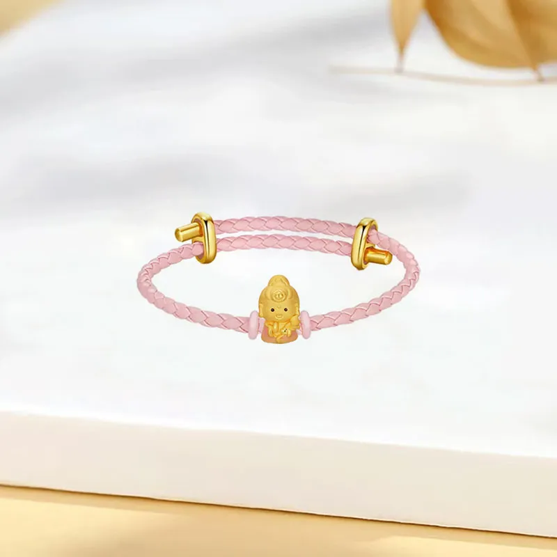 Zhongzhao jewelry Gold Bracelet Unisex-1