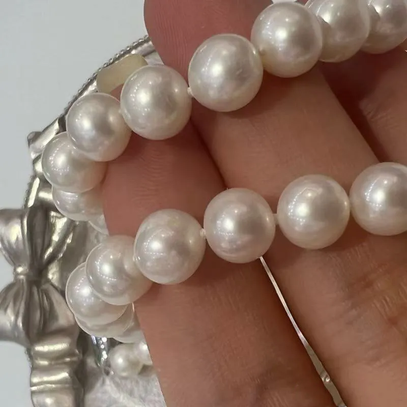 Zhongzhao Jewelry Pearl Necklaces Unisex-4