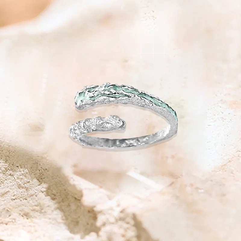Zhongzhao Jewelry S925 Silver, Enamel Rings Unisex-3