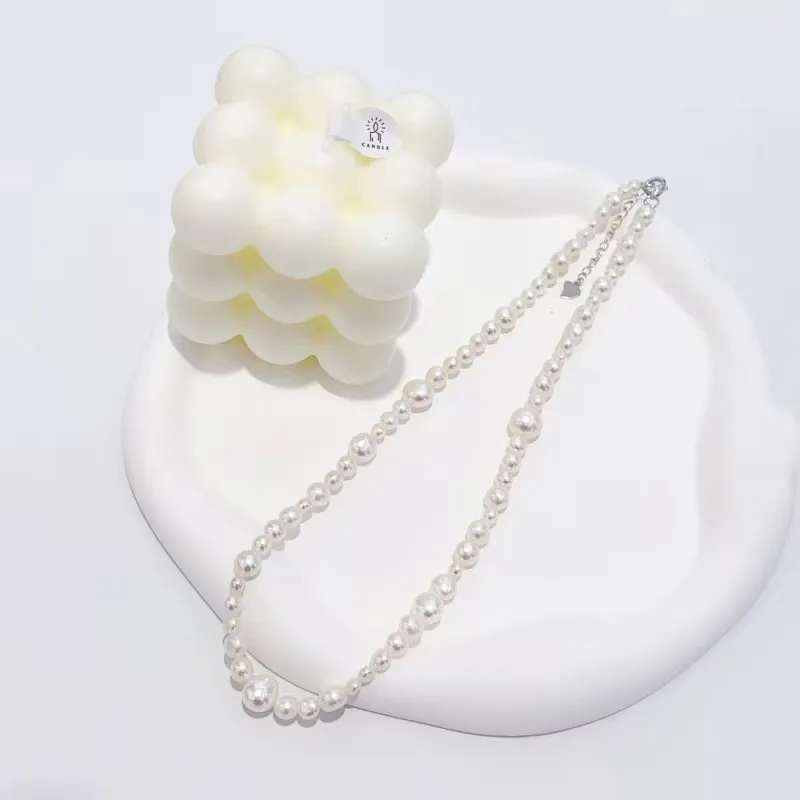 Zhongzhao Jewelry Pearl Necklaces Unisex-1
