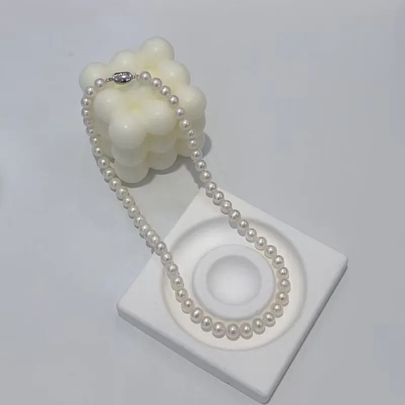 Zhongzhao Jewelry Pearl Necklaces Unisex-1