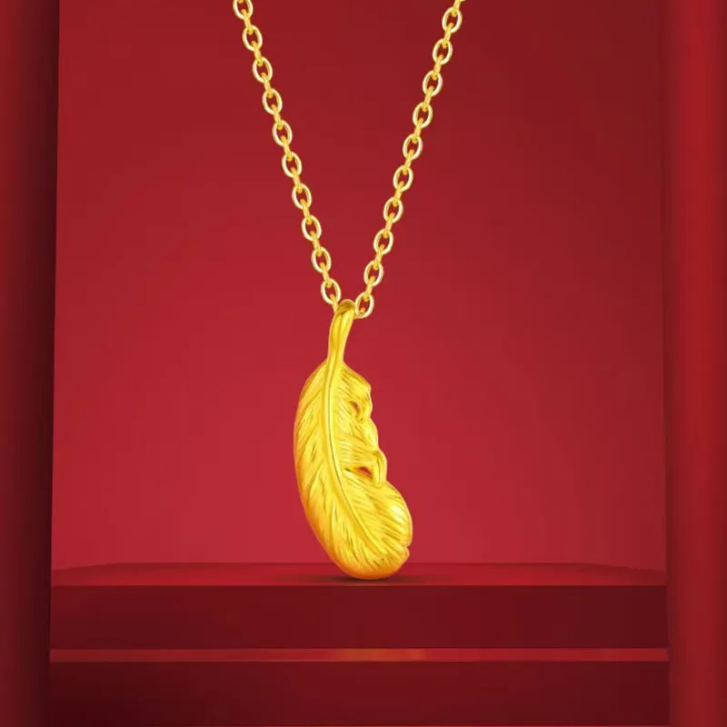 Zhongzhao Jewelry 999 Necklaces Unisex-4