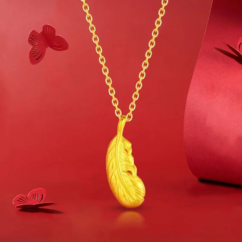 Zhongzhao Jewelry 999 Necklaces Unisex-5