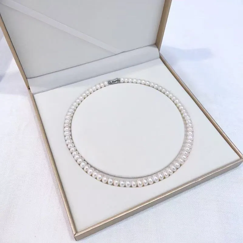 Zhongzhao Jewelry Pearl Necklaces Unisex-4