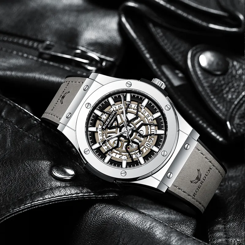 ROERDUM Infinite Universe Mechanical Movement Watch Men's Watches Black Dial-1