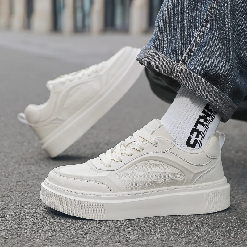 Kuding Slip Resistant, Lightweight, And Breathable Low Top Skateboard Shoes Men's-3